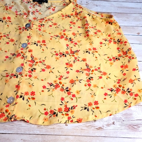 Crop Top | Boho Top | Crop Top | Cami | Summer Top | Floral Cami | Casual Top - Picture 2 of 11